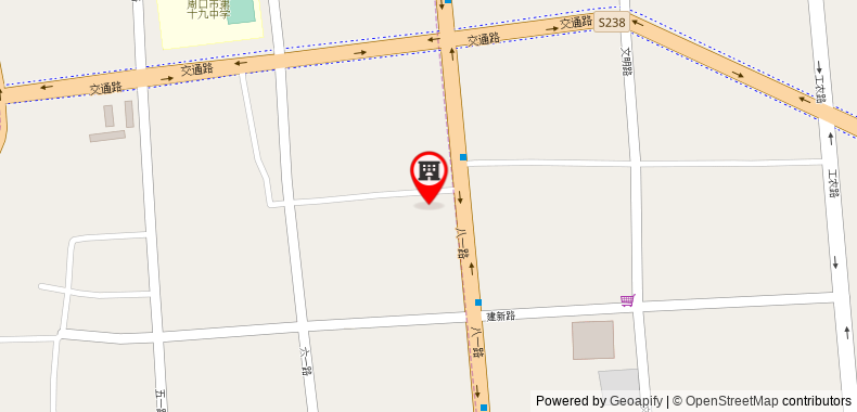 Bản đồ đến Khách sạn Shell Zhoukou Jiaotong Zhong Road Bus Center Station