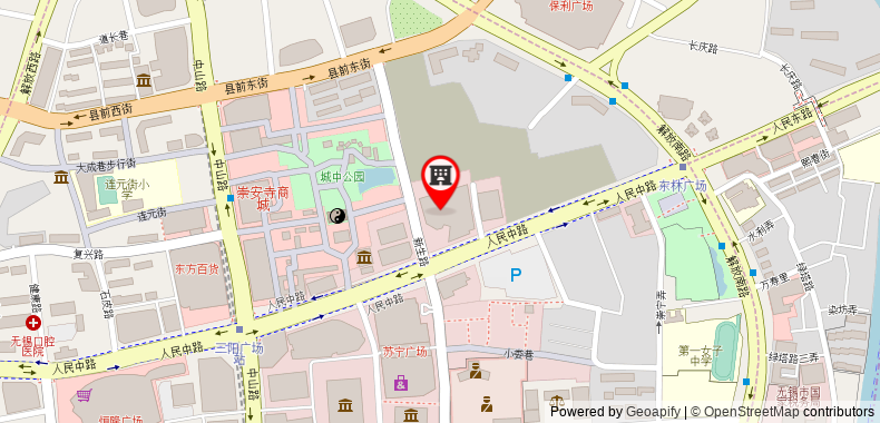 Bản đồ đến Grand Park Wuxi