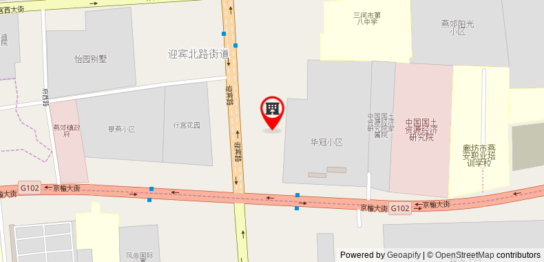 Bản đồ đến Khách sạn Vatica Hebei Langfang Yanjiao Town Jingyu Street Branch