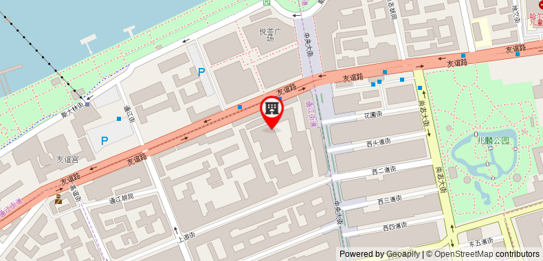 Bản đồ đến Khách sạn Hanting Harbin Central Dajieli District Wanda Plaza