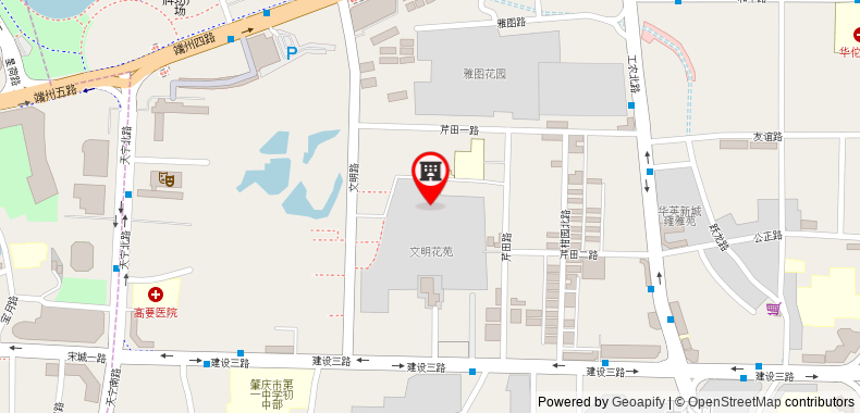 Bản đồ đến 7 Days Inn Zhaoqing Seven Star Memorial Branch