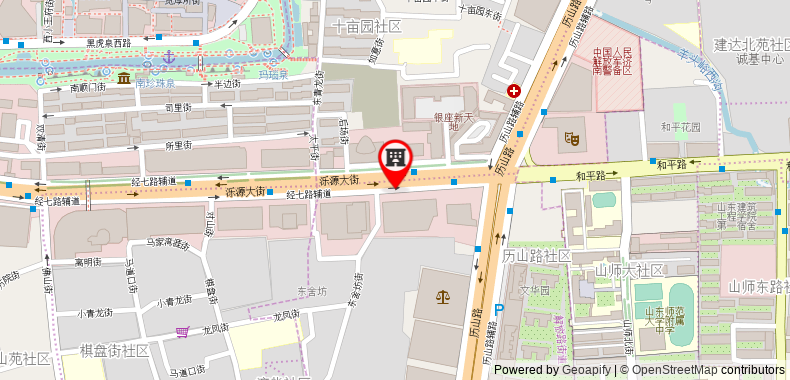 Bản đồ đến Khách sạn Sofitel Jinan Silver Plaza