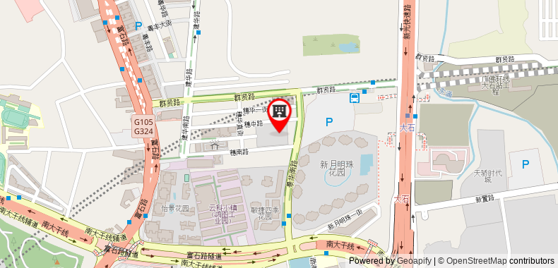 Bản đồ đến Khách sạn Guangzhou Ganghui