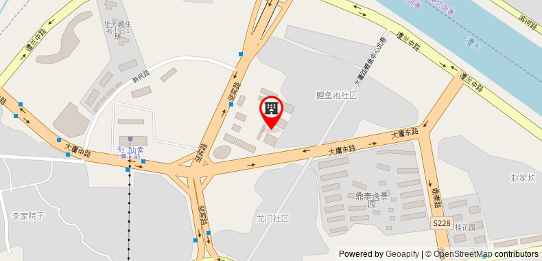 Bản đồ đến Khách sạn Zhangjiajie Vide