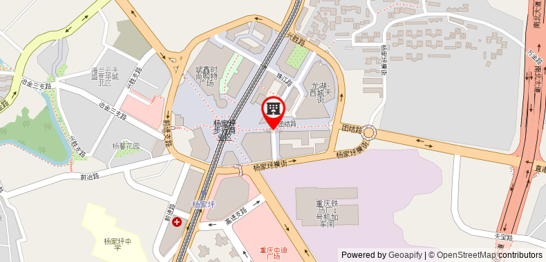 Bản đồ đến Jinjiang Inn Chongqing Yangjiaping Pedestrian Street