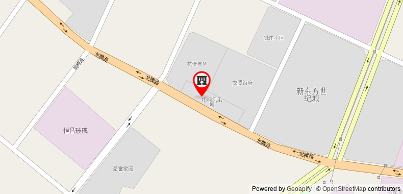 Bản đồ đến Khách sạn GreenTree Eastern Tongcheng Economic Development District Tianhong