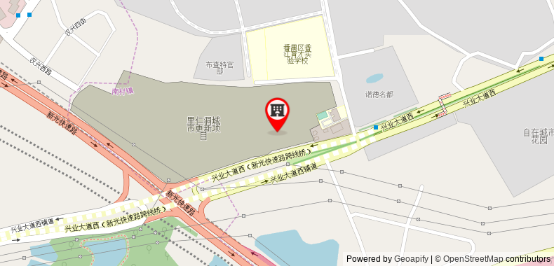 Bản đồ đến Guangzhou Sunny Cloud Apartment