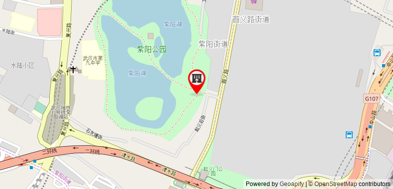 Bản đồ đến Khách sạn Hanting Wuhan Fuxing Road Metro Station