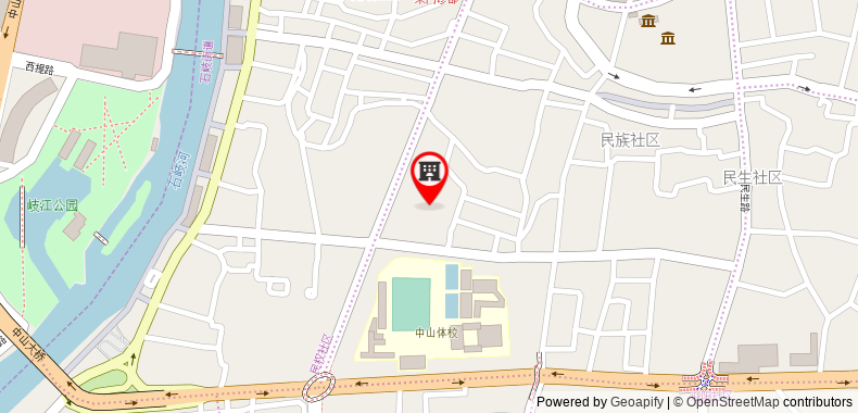 Sheraton Zhongshan Hotel on maps
