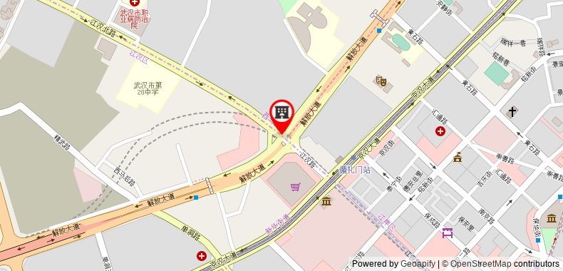 Bản đồ đến Khách sạn Wuhan Golden Sea Civil Aviation