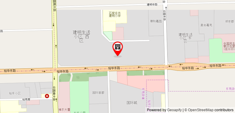 Bản đồ đến Khách sạn Shijiazhuang Jingzhou International