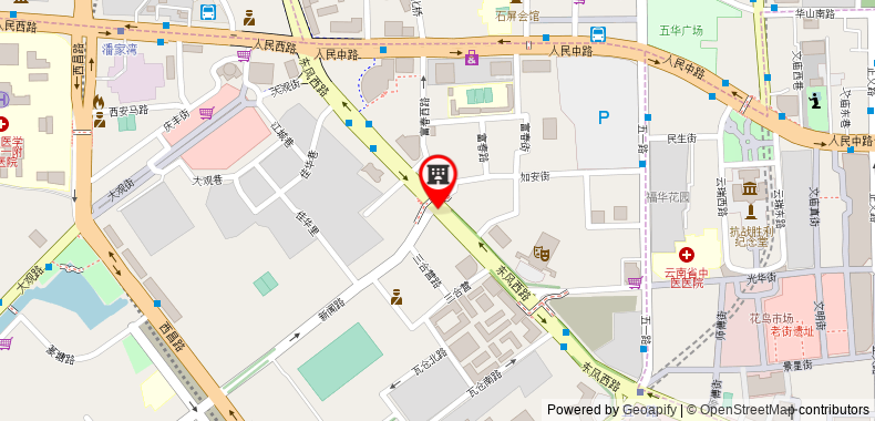 Bản đồ đến Khách sạn Kunming Greenlake View