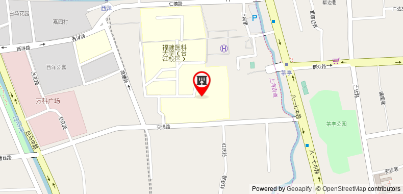 Bản đồ đến Khách sạn Hanting Fuzhou Sanfang Qixiang