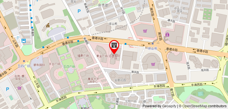 Bản đồ đến Khách sạn Housing International Qingdao