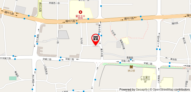 Bản đồ đến Khách sạn Zhaoqing Venus