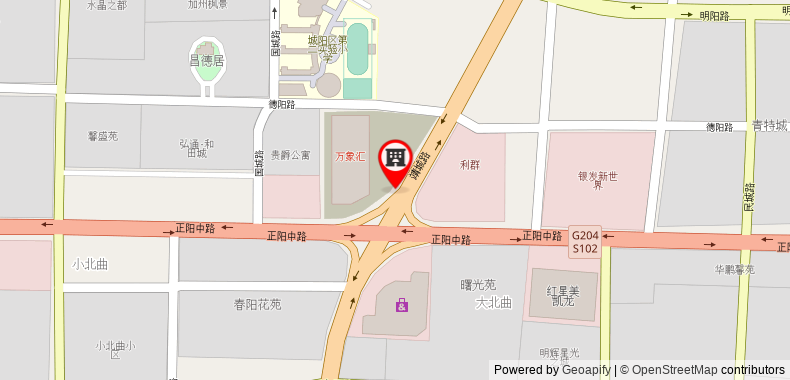 Qingdao Chengyang on maps