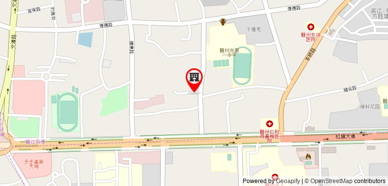 7 Days Inn Ganzhou South Gate Branch on maps
