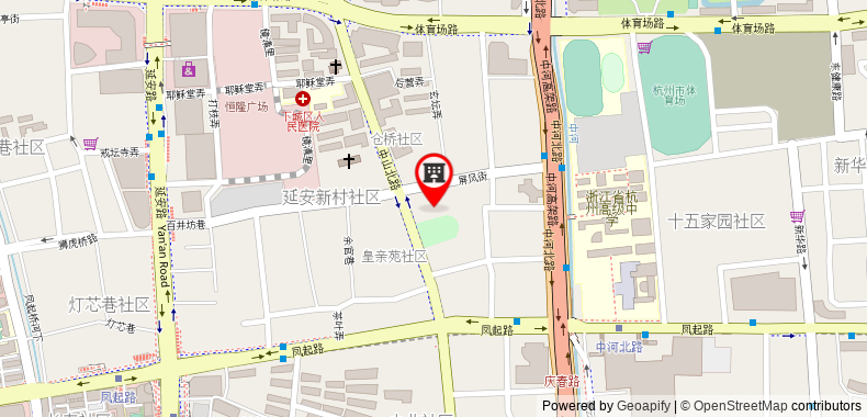 Bản đồ đến Khách sạn Hangzhou