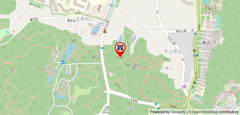 Bản đồ đến Infinity Youth Hostel(Hangzhou West Lake)