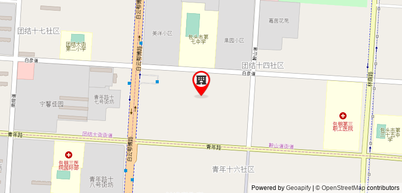 Bản đồ đến Jinjiang Inn Baotou Qingnian Road Qiate