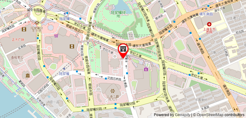 The Ritz-Carlton Shanghai, Pudong on maps