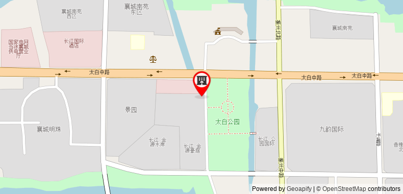 在地图上查看馬鞍山長江國際酒店