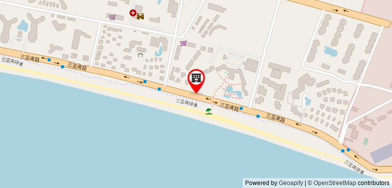 Haibin Resort Hotel Sanya on maps
