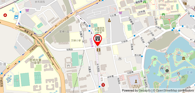 Bản đồ đến Home Inn Kunming Jianshe Road