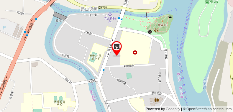 Bản đồ đến Guilin Greenforest Hostel Railway Station Branch
