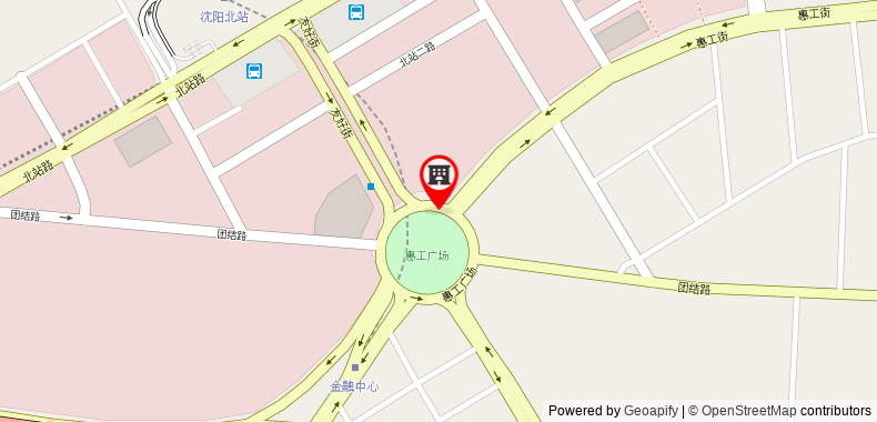 Bản đồ đến Khách sạn Lexington Shenyang Rich Gate