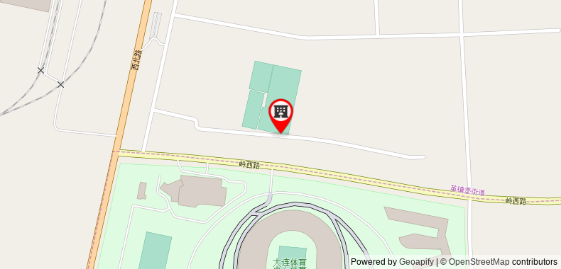 Crowne Plaza Dalian Sports Center on maps