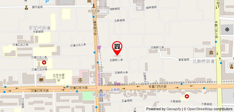 Bản đồ đến Khách sạn Beijing Oriental Mingyue