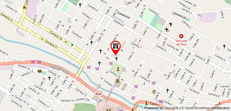 Bản đồ đến Khách sạn Casa Boutique El Campanario
