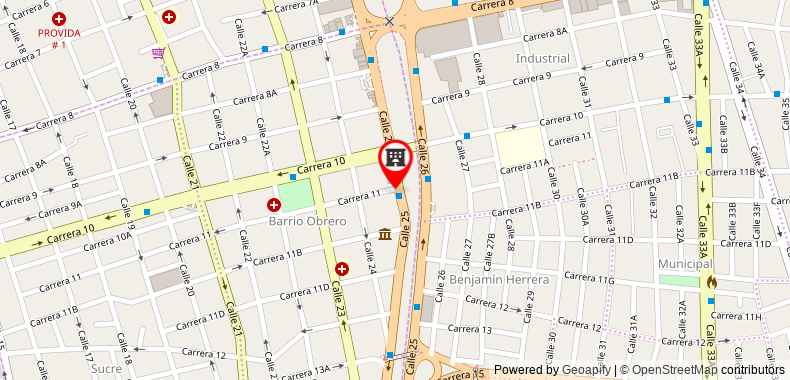 Four Points by Sheraton Cali on maps