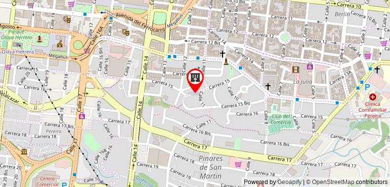 Bản đồ đến Monterosa Apartamentos Amoblados