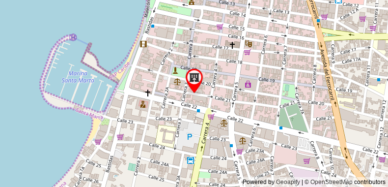 Bản đồ đến Khách sạn La Casa Del Patio Boutique by Xarm s