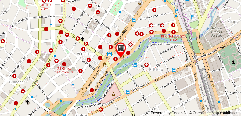 Bản đồ đến Khách sạn Aparta Plaza Real Norte