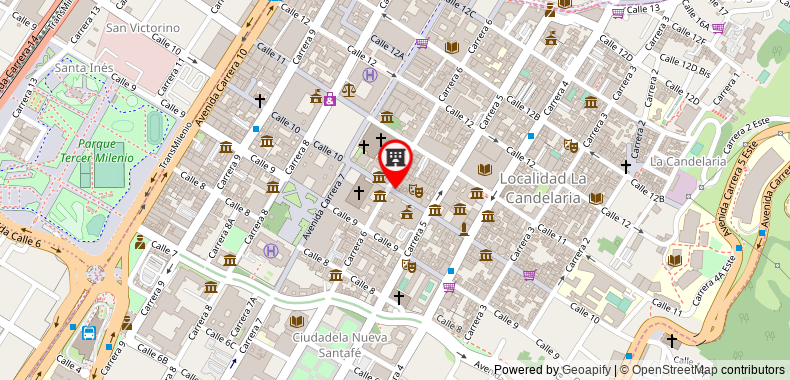 Bản đồ đến Khách sạn De La Opera