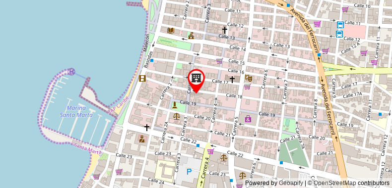 Bản đồ đến Khách sạn La Casa Del Farol Boutique by Xarm s