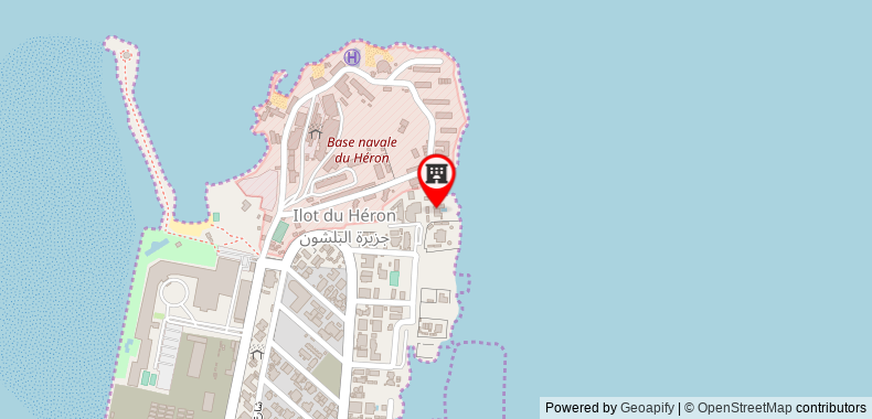 Djibouti Palace Kempinski Hotel on maps