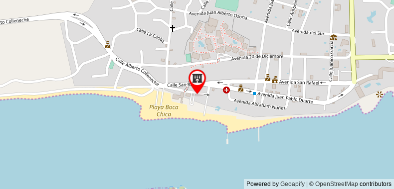 在地图上查看阿麗娜可可海灘酒店
