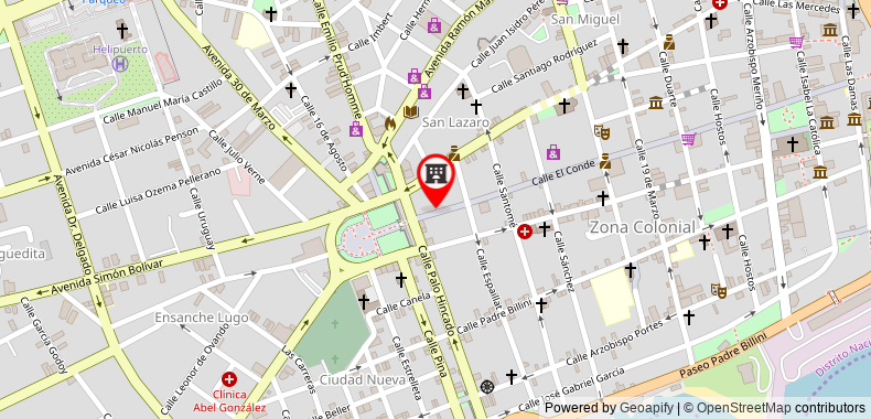 Bản đồ đến RIG Casa Conde
