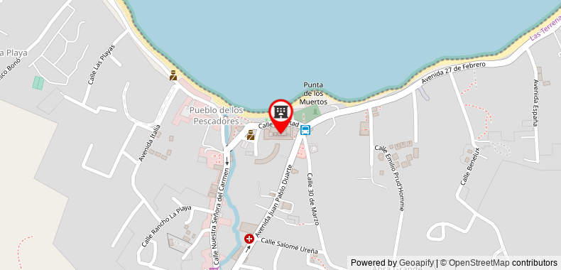 Bản đồ đến Khách sạn La Residencia del Paseo Apart-