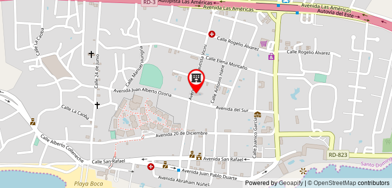 Bản đồ đến Khách sạn BOCA GRANDE SUITES