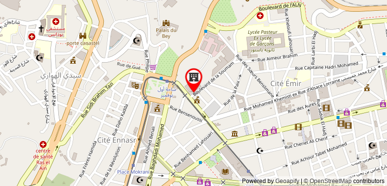 Bản đồ đến Khách sạn Royal Oran - MGallery