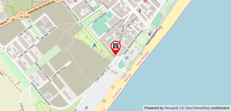Bản đồ đến Khách sạn BQ Andalucia Beach