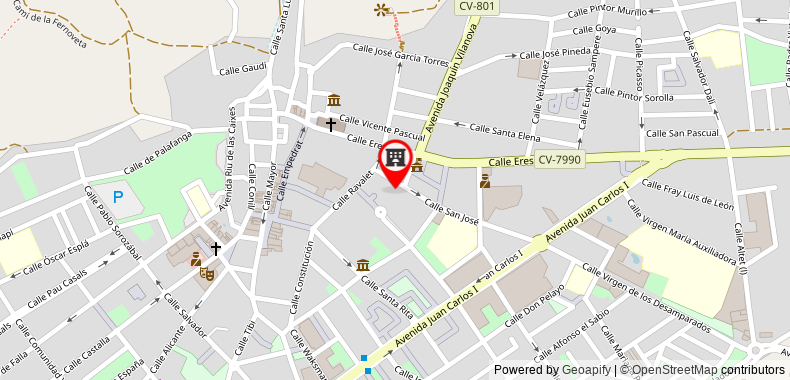 Bản đồ đến Khách sạn del Juguete