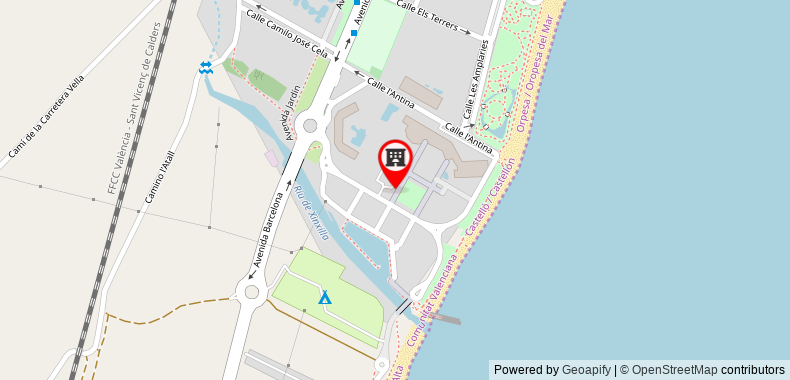 Bản đồ đến Apartamentos Marina Park