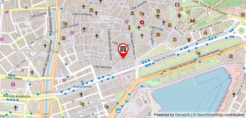 Bản đồ đến Khách sạn Don Curro