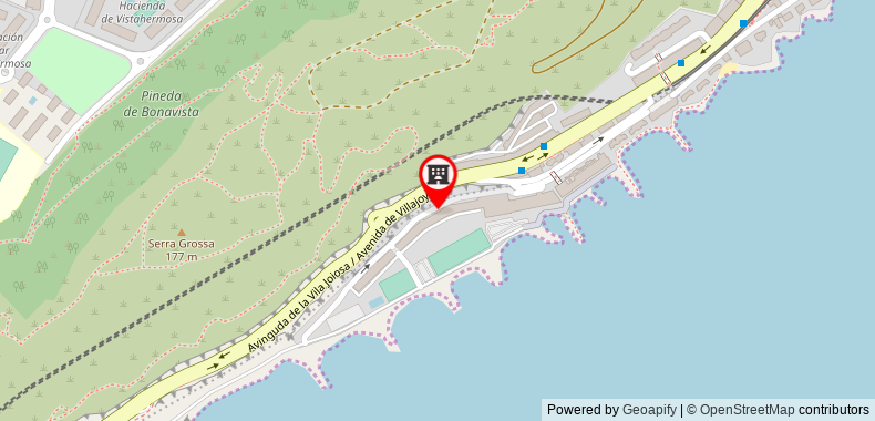 Hotel Albahia Alicante on maps